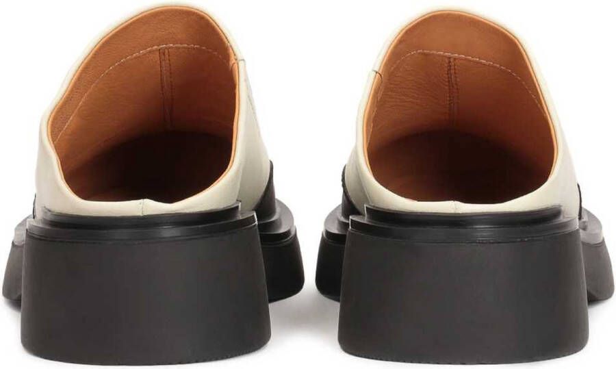 Kazar Studio Faced leather clogs on a thicker sole