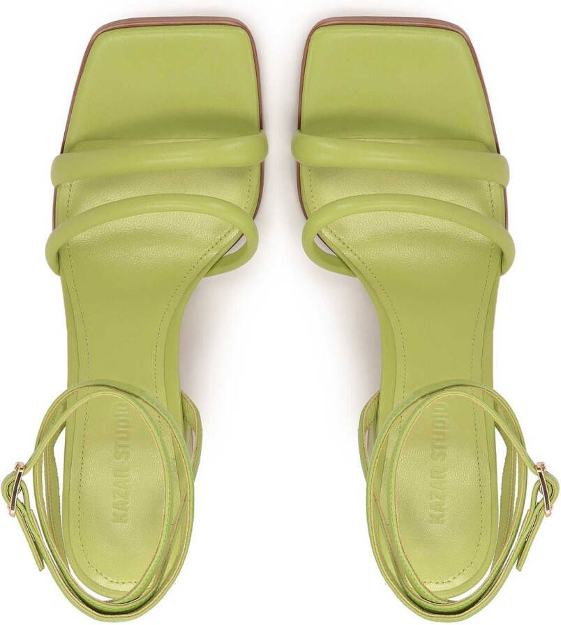Kazar Studio Green sandals with soft straps