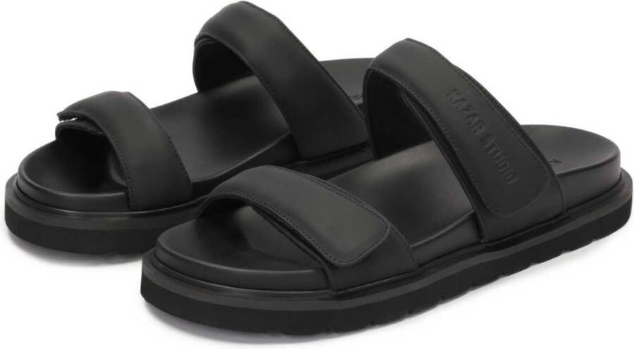 Kazar Studio Leather flip-flops on a contoured sole