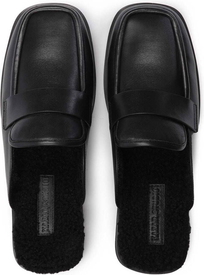 Kazar Studio Leather flip-flops on a flat sole