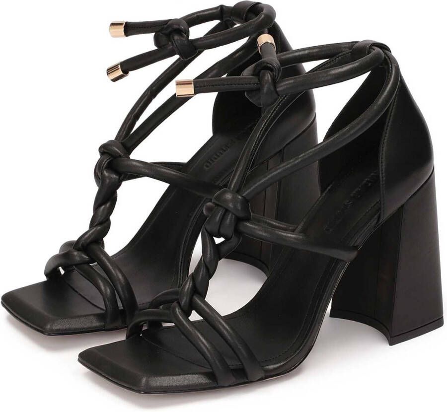 Kazar Studio Leather wide-heeled sandals