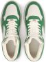 Kazar Studio White leather sneakers with green inserts - Thumbnail 7