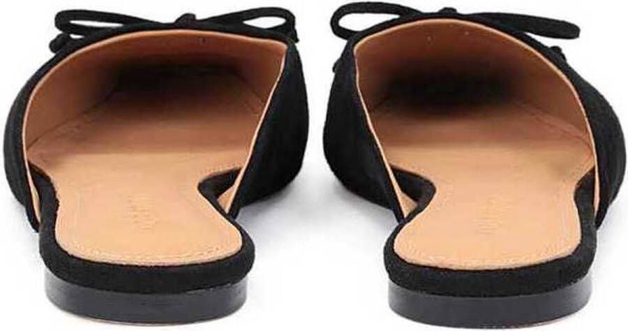 Kazar Studio Zwarte muiltjes met bedekte tenen voor dames