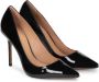 Kazar Tijdloze Zwarte Leren Stiletto's Black Dames - Thumbnail 4