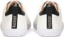 Kazar White leather sneakers with black logo tape - Thumbnail 4