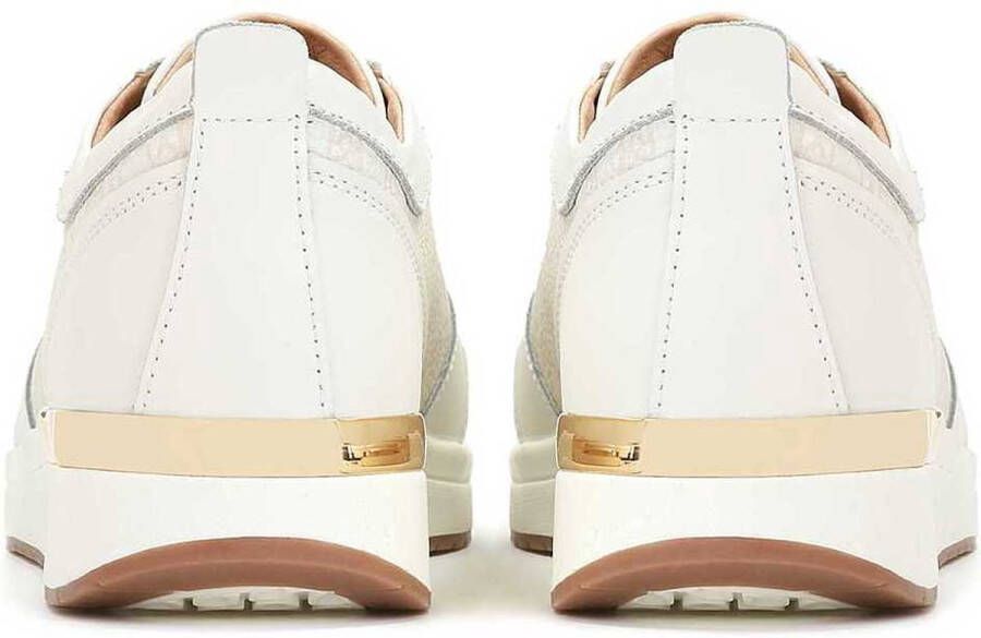 Kazar Witte en beige sneakers voor dames