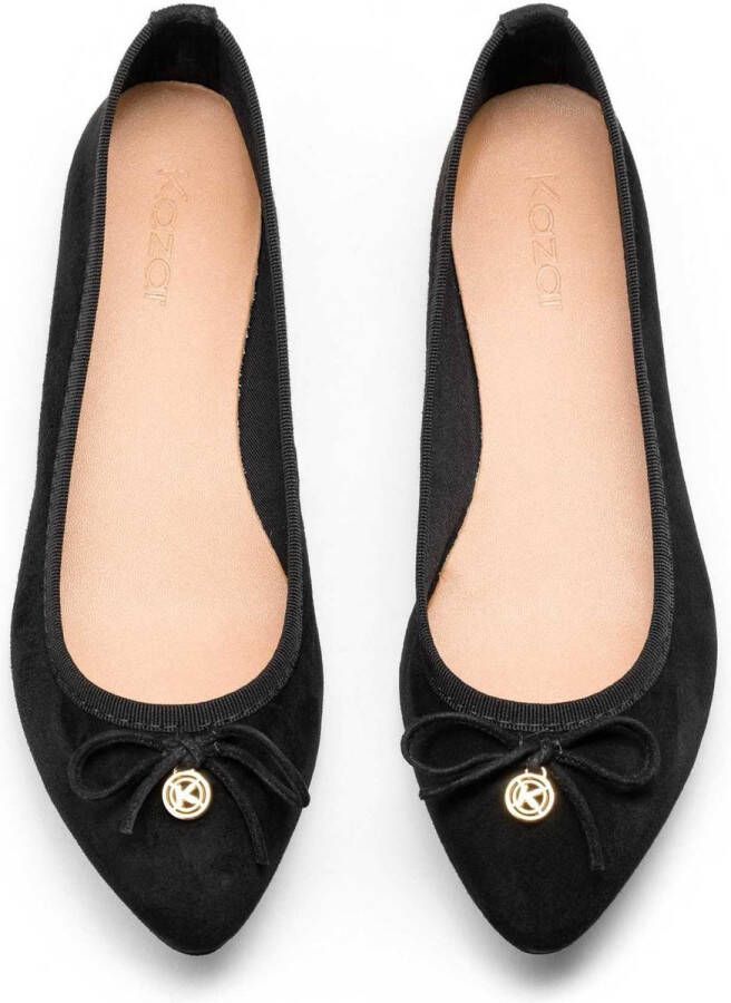Kazar Zwarte ballerina's voor dames Black Dames - Foto 4