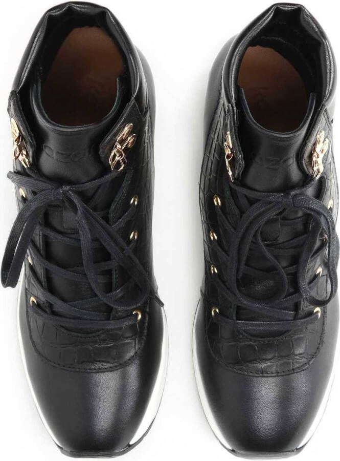 Kazar Zwarte sneakers voor dames - Foto 3