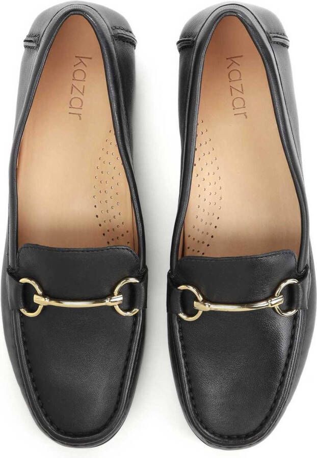 DREAM PAIRS Instappers voor dames, comfortabele casual wandelschoenen, platte schoenen, werkschoenen, gesloten teen sandalen, Zwart, 39.5 EU