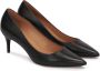 Kazar Zwarte Leren Pumps Lage Hak Black Dames - Thumbnail 2