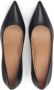 Kazar Zwarte Leren Pumps Lage Hak Black Dames - Thumbnail 3