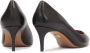 Kazar Zwarte Leren Pumps Lage Hak Black Dames - Thumbnail 4