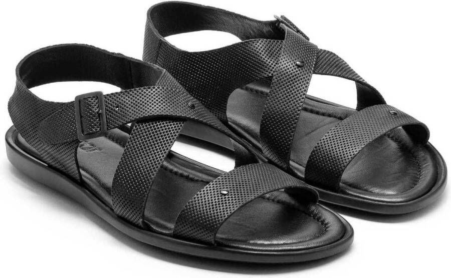 Kazar Zwarte sandalen voor heren