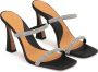 Kazar Zwarte Stof Glamour Hak Muiltjes Black Dames - Thumbnail 5
