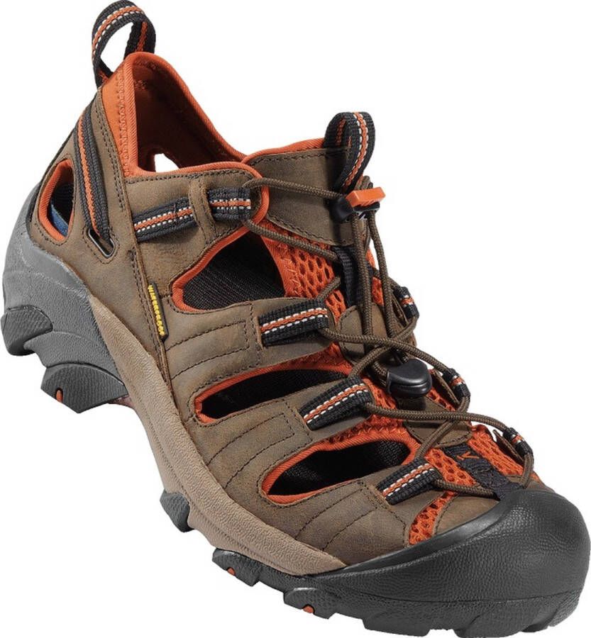 Keen Arroyo II Heren Wandelschoenen Black Olive Bombay Brown Groen Leer K1008419 - Foto 3