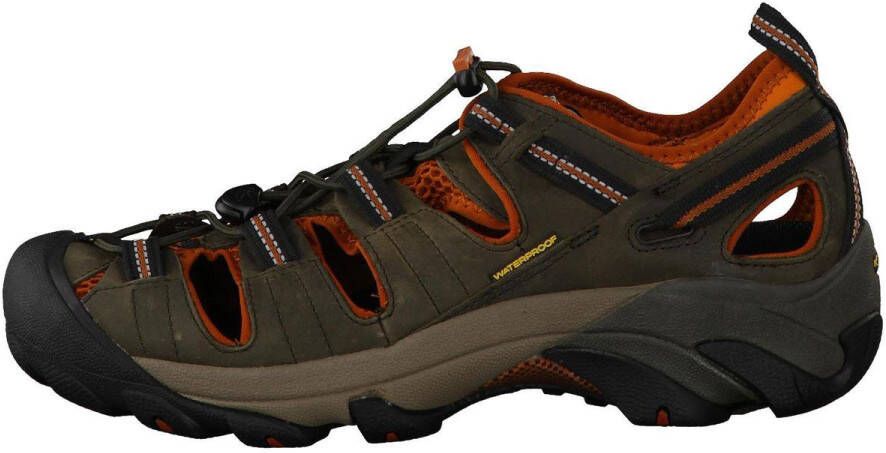 Keen Arroyo II Heren Wandelschoenen Black Olive Bombay Brown Groen Leer K1008419 - Foto 10