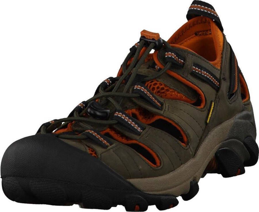 Keen Arroyo II Heren Wandelschoenen Black Olive Bombay Brown Groen Leer K1008419