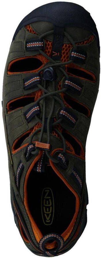 Keen Arroyo II Heren Wandelschoenen Black Olive Bombay Brown Groen Leer K1008419 - Foto 12