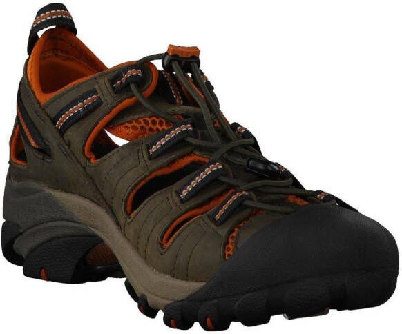 Keen Arroyo II Heren Wandelschoenen Black Olive Bombay Brown Groen Leer K1008419 - Foto 13