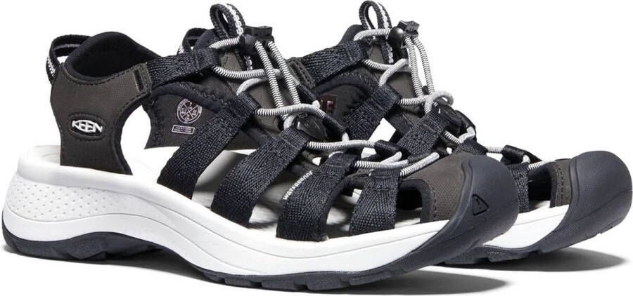 Keen Astoria West Dames Wandelsandalen Black Grey Zwart Gerecyclede PET flessen K1023594