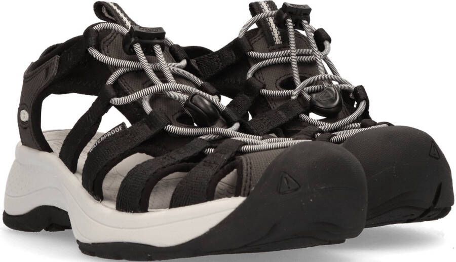 Keen Astoria West Dames Wandelsandalen Black Grey Zwart Gerecyclede PET flessen K1023594