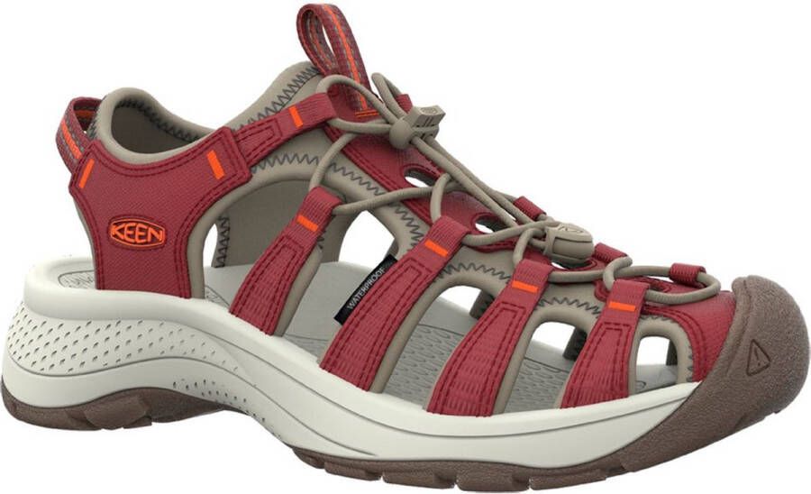 Keen Astoria West Dames Wandelsandalen Merlot Scarlet Ibis