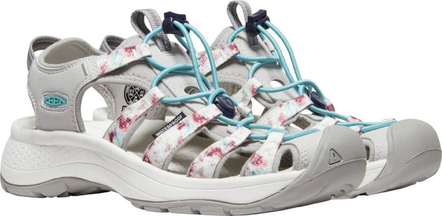 Keen Astoria West Dames Wandelsandalen Vapor Porcelain Grijs Gerecyclede PET flessen K1026048