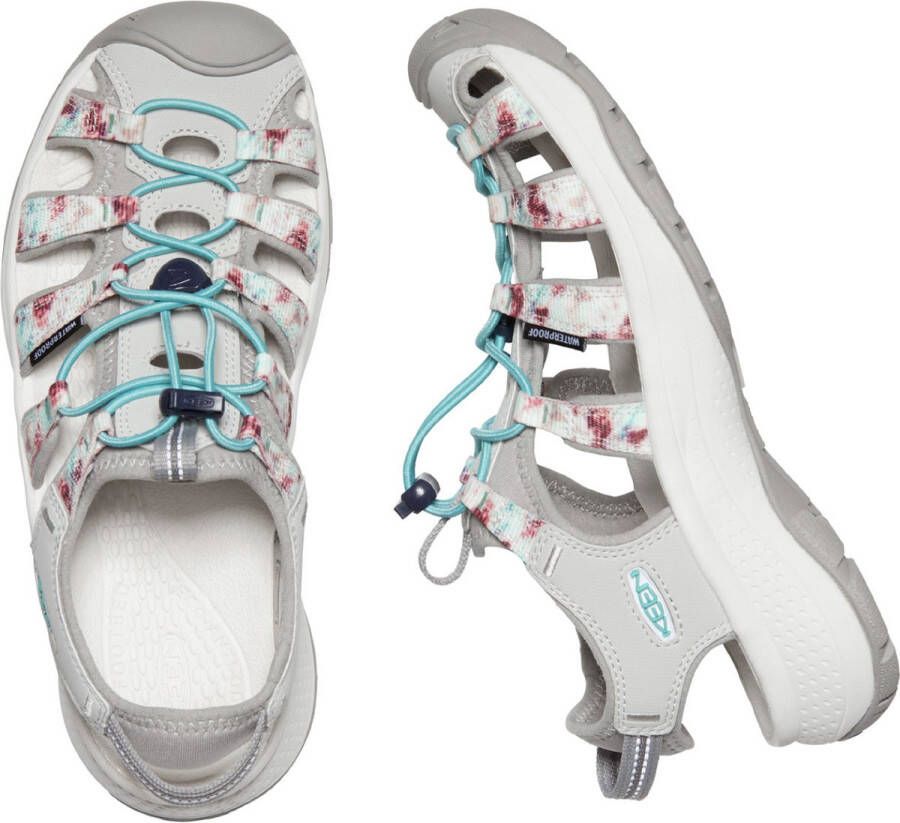 Keen Astoria West Dames Wandelsandalen Vapor Porcelain Grijs Gerecyclede PET flessen K1026048