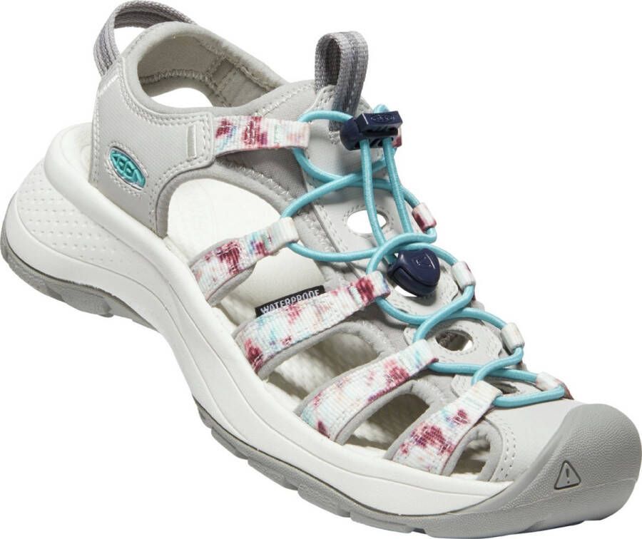 Keen Astoria West Dames Wandelsandalen Vapor Porcelain Grijs Gerecyclede PET flessen K1026048