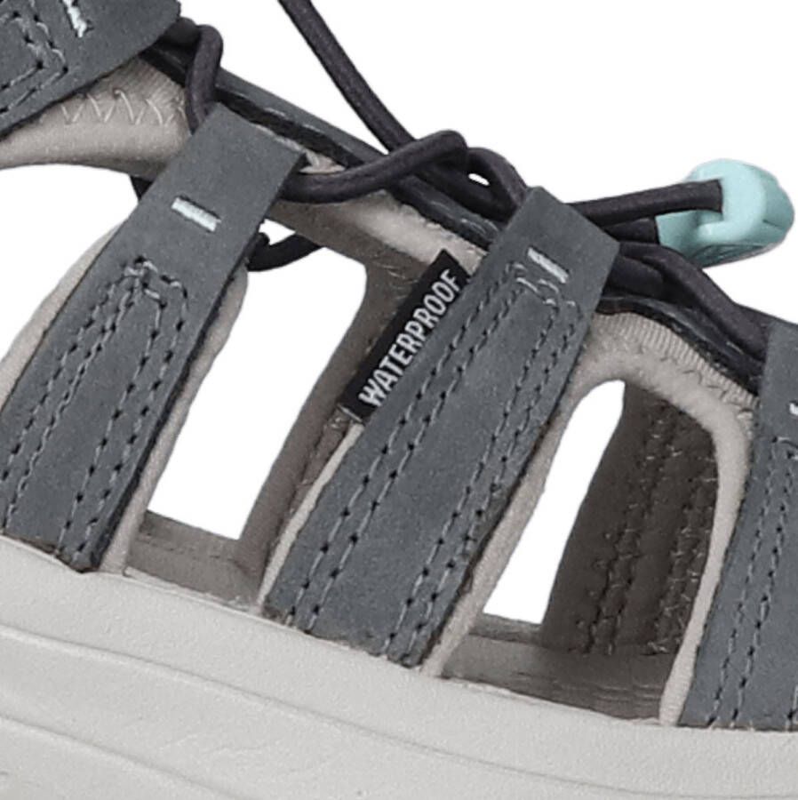 Keen Astoria West Leather Dames Wandelsandalen Magnet Vapor Grijs Leer K1026150