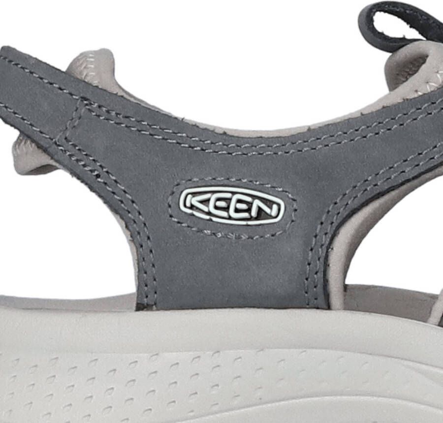 Keen Astoria West Leather Dames Wandelsandalen Magnet Vapor Grijs Leer K1026150