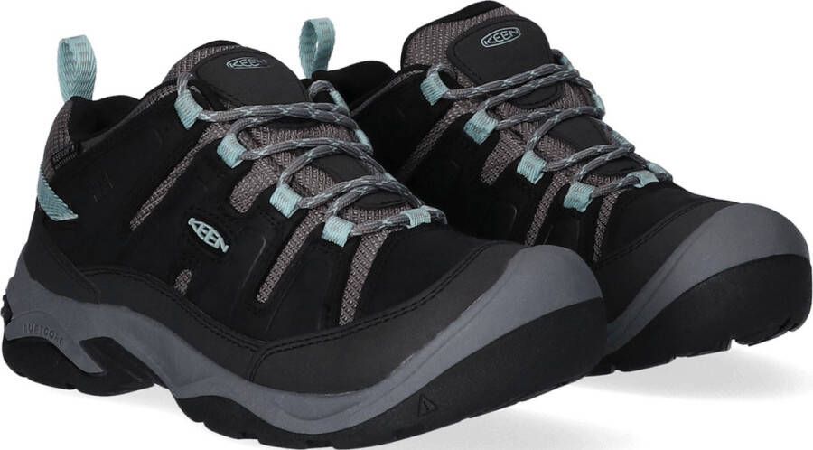 Keen Circadia Dames Wandelschoenen Black Cloud Blue Zwart Leer K1026772 - Foto 3