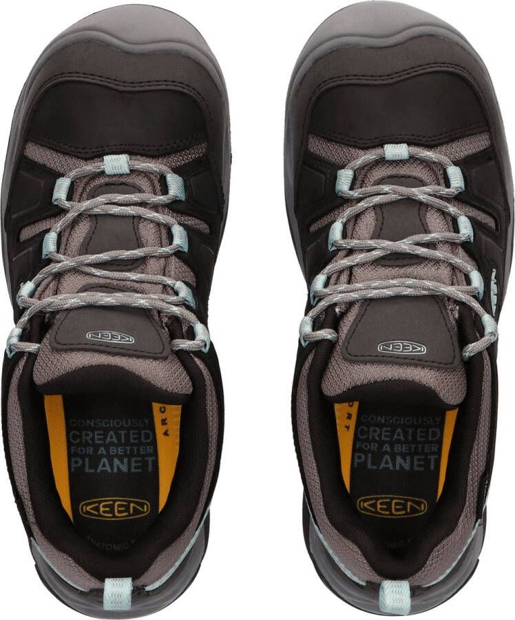 Keen Circadia Dames Wandelschoenen Black Cloud Blue Zwart Leer K1026772 - Foto 4