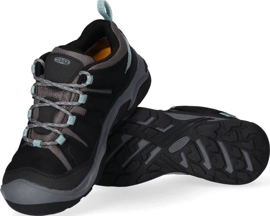 Keen Circadia Dames Wandelschoenen Black Cloud Blue Zwart Leer K1026772 - Foto 7