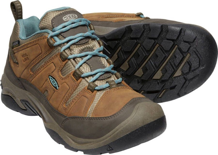 Keen Circadia Dames Wandelschoenen Syrup North Atlantic Bruin Leer K1026771