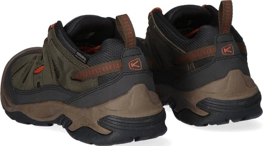 Keen Circadia Heren Wandelschoenen Dark Olive Potters Clay Groen Leer K1026774 - Foto 4