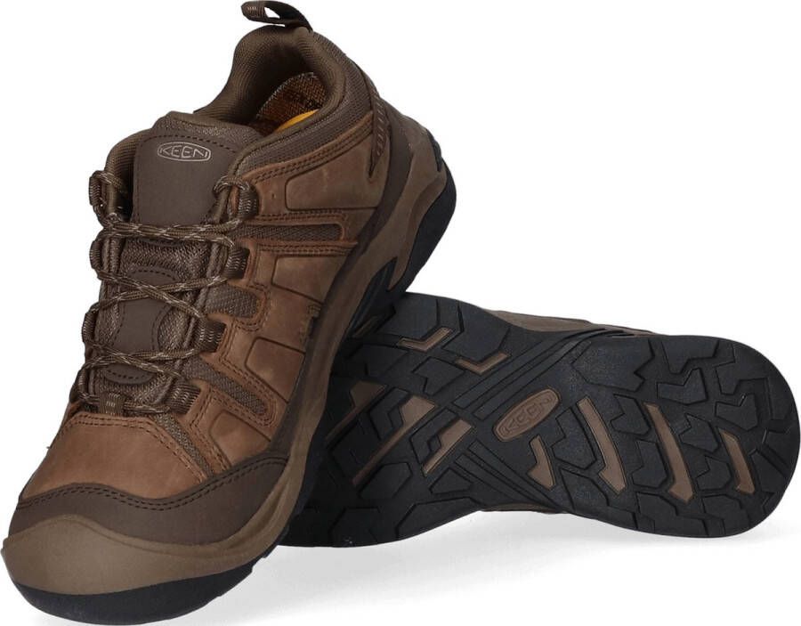 Keen Circadia Heren Wandelschoenen Shitake Brindle Bruin Leer K1026773