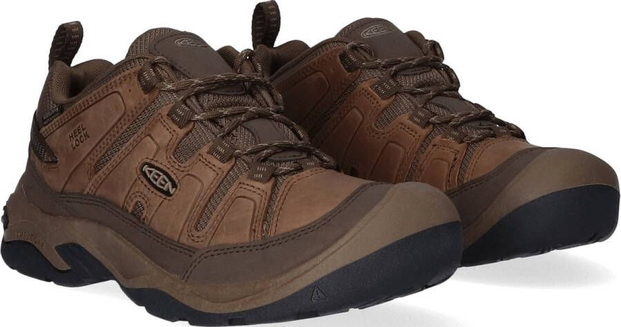 Keen Circadia Heren Wandelschoenen Shitake Brindle Bruin Leer K1026773