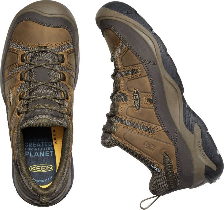 Keen Circadia Heren Wandelschoenen Shitake Brindle Bruin Leer K1026773