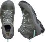 Keen Circadia Mid Dames Wandelschoenen Steel Grey Cloud Blue Grijs Leer K1026763 - Thumbnail 12