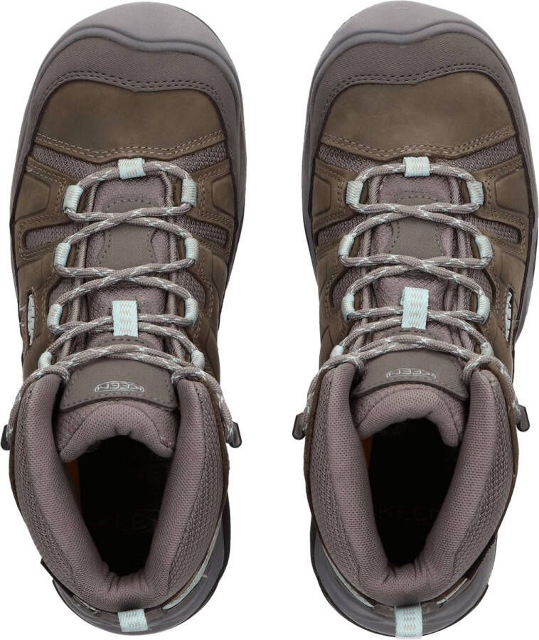 Keen Circadia Mid Dames Wandelschoenen Steel Grey Cloud Blue