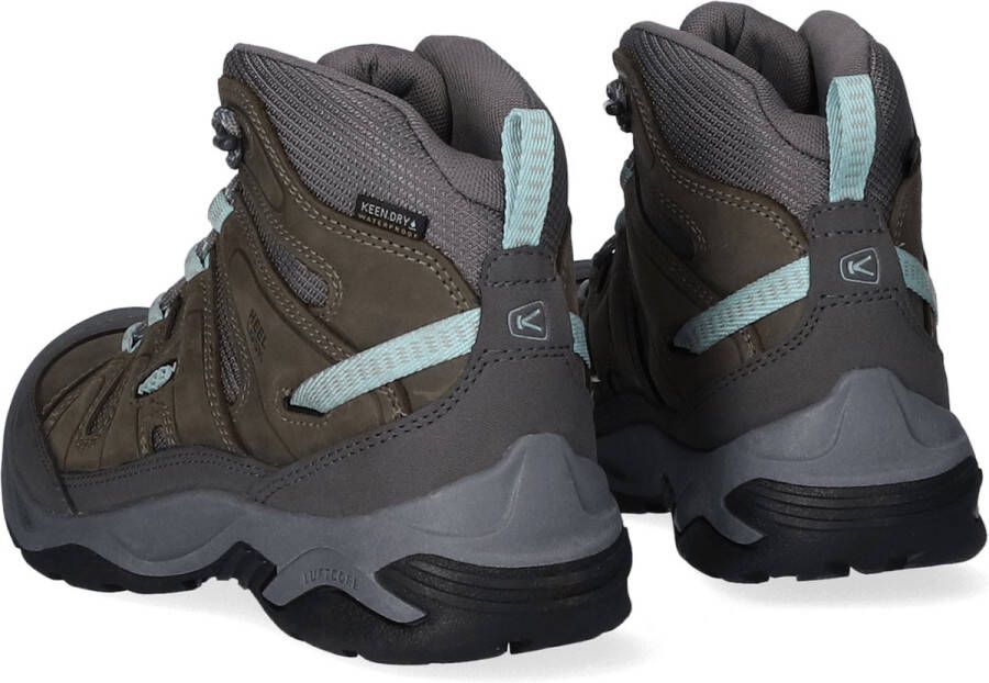 Keen Circadia Mid Dames Wandelschoenen Steel Grey Cloud Blue