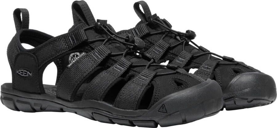 Keen Clearwater CNX Heren Wandelsandalen Triple Black