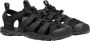 Keen Clearwater CNX Heren Wandelsandalen Triple Black Zwart Polyester K1026311 - Thumbnail 9