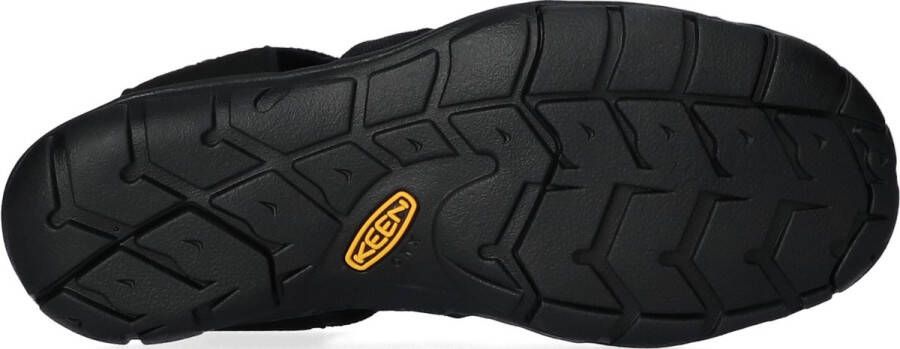 Keen Clearwater CNX Heren Wandelsandalen Triple Black Zwart Polyester K1026311