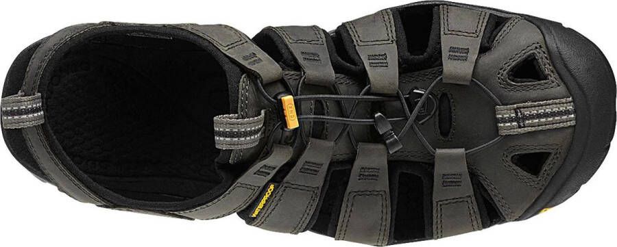 Keen Clearwater CNX Leather Sandalen grijs