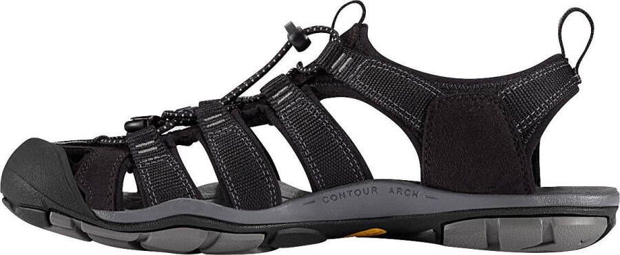 Keen Clearwater CNX Wandelsandalen Mannen Zwart Grijs