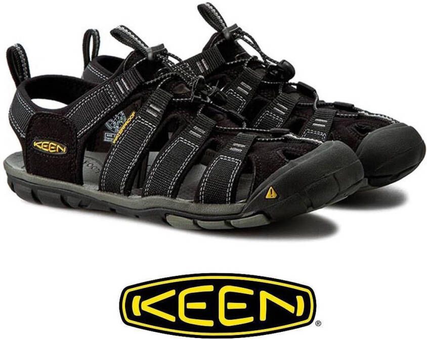 Keen Clearwater CNX Wandelsandalen Mannen Zwart Grijs