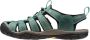 Keen Clearwater Dames Wandelsandalen Mineral Blue Yellow Aqua Leer K1014371 - Thumbnail 10