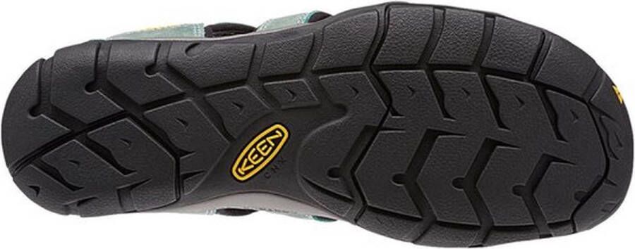 Keen Clearwater Dames Wandelsandalen Mineral Blue Yellow Aqua Leer K1014371 - Foto 13